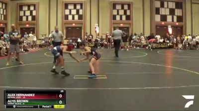 85 lbs Round 1 (6 Team) - Alex Hernandez, Revival Gray vs Alyis Brown, SVRWC Black