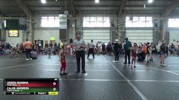 56 lbs Round 5 (6 Team) - Jaisen Sharma, Warhawks vs Caleb Andress, Terps Xtreme