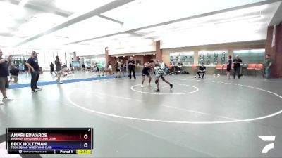 132 lbs Cons. Round 2 - Beck Holtzman, Tech Squad Wrestling Club vs Amari Edwards, Warmup Gang Wrestling Club