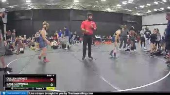 105 lbs Gage Cummings, Team Bear Red vs Cullen Spence, Team Bear Navy