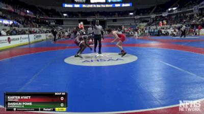 6A 152 lbs Quarterfinal - Daishun Powe, Gardendale Hs vs Karter Hyatt, Saraland