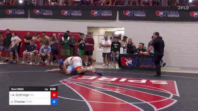 125 kg Round Of 32 - Aydin Guttridge, Tar Heel Wrestling Club vs Jonathan Chesser, Charleston Regional Training Center