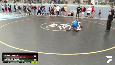 120 lbs Rr1 - Brodrick Evins, Chugach Eagles Wrestling Club vs Robert Taylor, Valdez Youth Wrestling Club Inc.