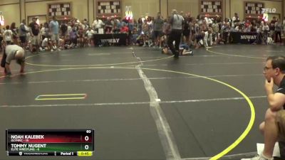 60 lbs Round 1 (6 Team) - Noah Kalebek, Olympic vs Tommy Nugent, Elite Wrestling