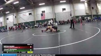 152 lbs Round 2 (16 Team) - Cesar Valencia, Bellevue West vs Bryan Bagby, Sedgwick County/Fleming