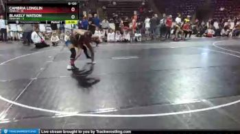 G-120 lbs Round 1 (4 Team) - Cambria Longlin, Team ID vs Blakely Watson, Team WY