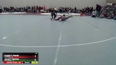 84 lbs Round 3 (3 Team) - Everett Priebe, Chatfield vs Emmett Brown, Hutchinson