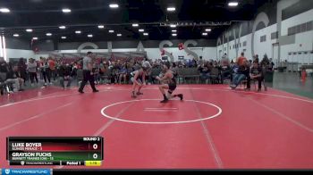112 lbs Round 2 (8 Team) - Grayson Fuchs, Burnett Trained (OH) vs Luke Boyer, Illinois Menace