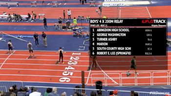 High School Boy's 4x200m Relay, Heat 11