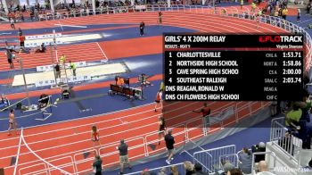 High School Girl's 4x200m Relay, Heat 10