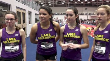 Lake Braddock, Kate Murphy after DMR national record