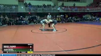 132 lbs Round 2 (8 Team) - Kash Bates, Lincoln Southwest vs Brody Thober, Papillion-La Vista