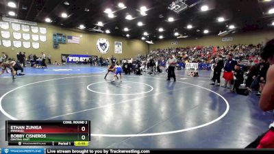 113 lbs Cons. Round 2 - Bobby Cisneros, Central East vs Ethan Zuniga, Immanuel