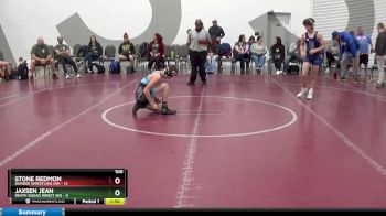 100 lbs Round 3 (8 Team) - Jaxsen Jean, Death Squad Wrest (IN) vs Stone Redmon, Dundee Wrestling (MI)