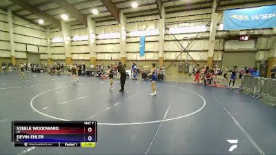 106 lbs Cons. Round 4 - Steele Woodward, UT vs Devin Ehler, IL