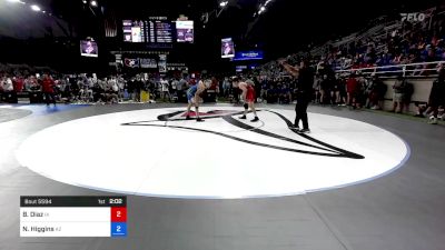 145 lbs Cons 64 #2 - Bas Diaz, Iowa vs Nathanial Higgins, Arizona