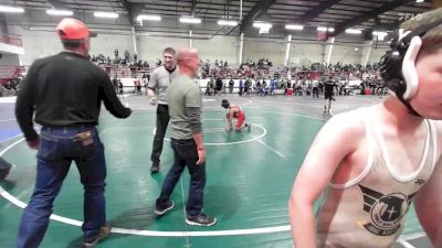 98 lbs Semifinal - Macoy Bellison, Montezuma Creek Roughnecks vs Brody Conrad, Dolores Bears