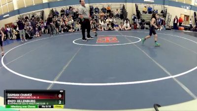 54 lbs Round 4 (10 Team) - Emmett Arthur, Bloomington South Wrestling Club vs Iyanna Gradeless, Mishawaka Wrestling Club