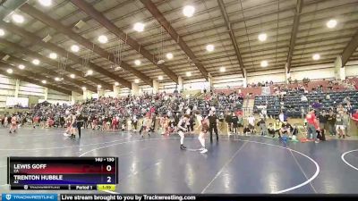 130 lbs Cons. Round 1 - Lewis Goff, CA vs Trenton Hubble, AZ