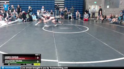 160 lbs Round 3 - Jaden Owens, Mountain Man Wrestling Club vs Stockton Young, Weiser Wrestling