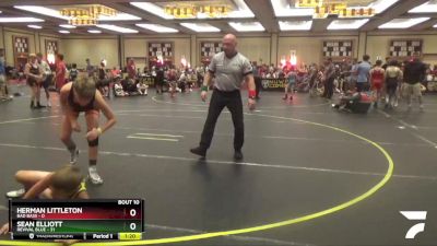 101 lbs Round 4 (6 Team) - Sean Elliott, Revival Blue vs Herman Littleton, Bad Bass