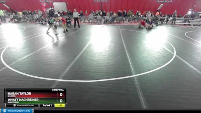 150 lbs Semifinal - Wyatt Nachreiner, Wisconsin vs Hagan Taylor, Illinois