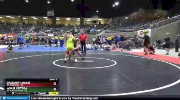 195 lbs Round 2 (4 Team) - Zachary Lulich, 5A Silverton vs Adair Ortega, 5A North Eugene
