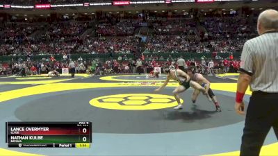 D2-144 lbs Semifinal - Nathan Kulbe, Batavia vs Lance Overmyer, Clyde