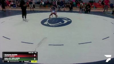 45 lbs Round 2 - Dallas Williams, Minion Training Center vs Teagan Radin, Bradley Central