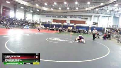 285 lbs Round 3 (3 Team) - Chris Fronczak, Hilton vs Darrien Insogna, Ballston Spa Sr HS