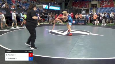 106 lbs Cons 32 #1 - Brett Kiecker, Minnesota vs Peyton Schoettle, Indiana