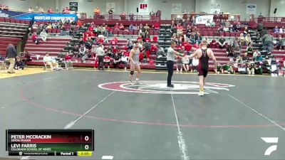 174 lbs 5th Place Match - Levi Farris, Colorado School Of Mines vs Peter Mccrackin, Simon Fraser