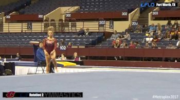 Macy Hilliker - Floor, Central Michigan - 2017 Metroplex Challenge