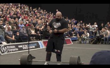 Eddie Hall vs Loz Shahlaei at Britain's Strongest Man - Deadlifts