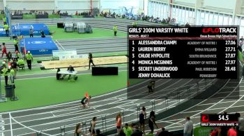 High School Girl's 200m, Heat 8 - Varsity White