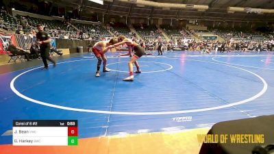 120 lbs Consi Of 8 #2 - Jared Bean, Viking Wrestling Club vs Gregory Harkey, Bulls