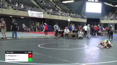 82 lbs Consi Of 8 #2 - Kurt Pellegrino, Point Pleasant, NJ vs Noel Risacher, Sewickley, PA