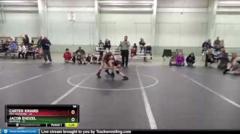 96 lbs Round 7 (8 Team) - Jacob Endzel, Rampage vs Carter Kinard, Mat Assassins