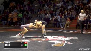 133 lbs Kaid Brock, Oklahoma State vs Korbin Myers, Edinboro