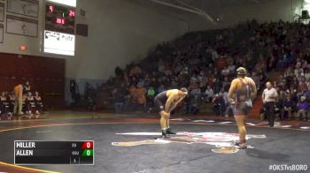 285 lbs Tanner Allen, Oklahoma State vs Billy Miller, Edinboro