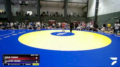 138 lbs Champ. Round 2 - Josue Torres, CA vs Calister Crosby, WA