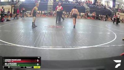 75 lbs Finals (8 Team) - Jaxon Mancuso, Mat Rats vs Bo Strader, Florida Scorpions