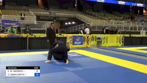 CHRISTINA M. WARREN vs CHARMIE DAWN SMITH 2024 Pan Jiu Jitsu IBJJF Championship
