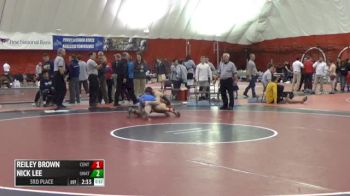 141 3rd Place - Reiley Brown, Central Michigan - Unatt vs Nick Lee, Unattached