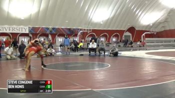 197 5th Place - Steve Congenie, Cornell Univ. vs Ben Honis, Cornell Univ.