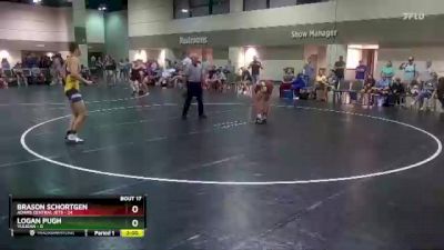 132 lbs Round 3 (16 Team) - Logan Pugh, Yuligan vs Brason Schortgen, Adams Central Jets