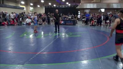 38 kg Rnd Of 16 - Jarron Beltran Jr, Sunnyside Wrestling Club vs Alex Resendiz, American Falls Wrestling Club