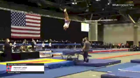 Hannah Leder - Double Mini Trampoline, Integrity Athletics - 2021 USA Gymnastics Championships