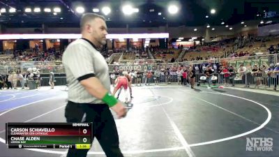 1A 182 lbs Semifinal - Chase Alden, Lemon Bay vs CARSON SCHIAVELLO, Clearwater Cen Catholic