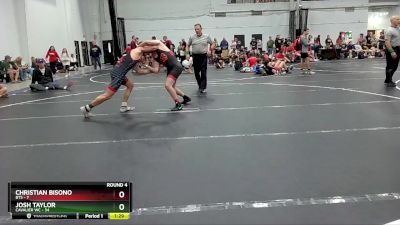 157 lbs Round 4 (8 Team) - Josh Taylor, Cavalier WC vs Christian Bisono, BTS